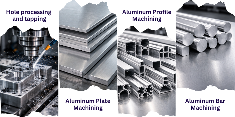 Matériau couramment utilisé et précision pour l'usinage CNC.